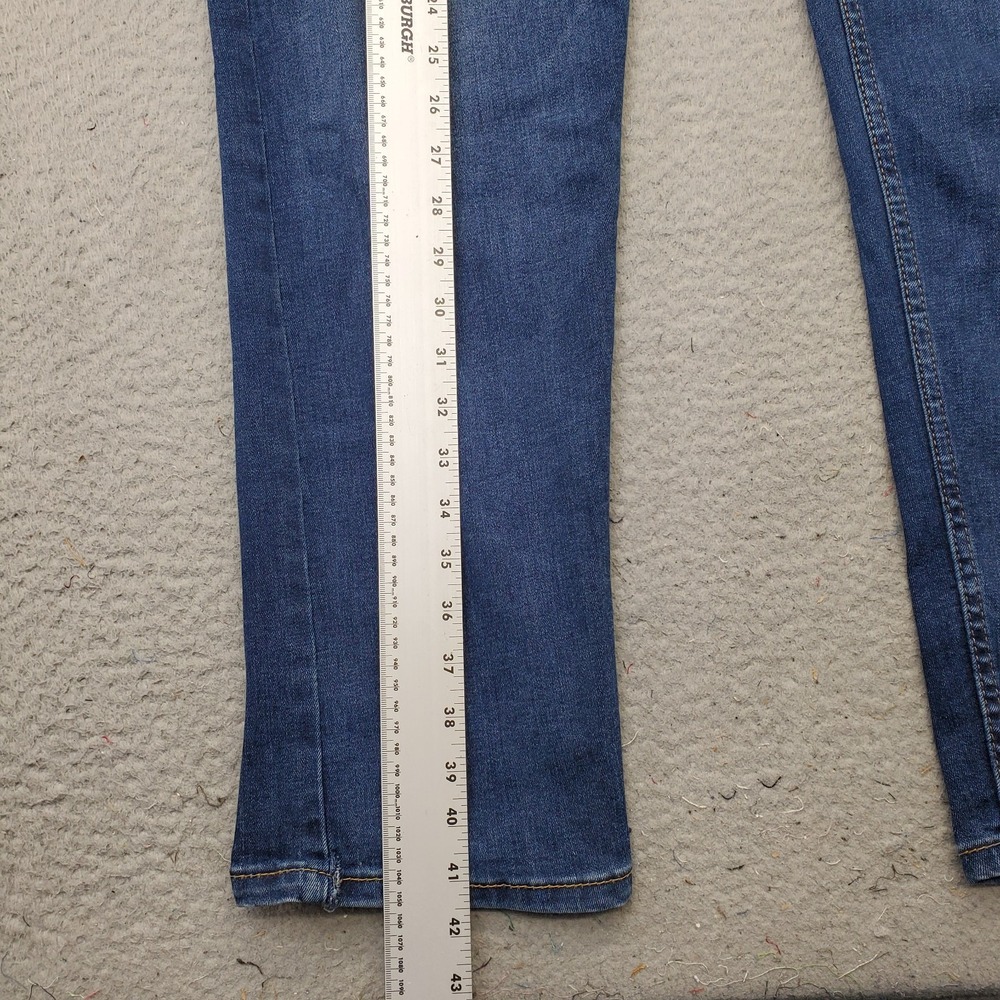Levi's 502 Jeans Mens 38x32 Blue Denim Medium Wash Straight Leg 5-Pocket Design - Picture 3 of 11